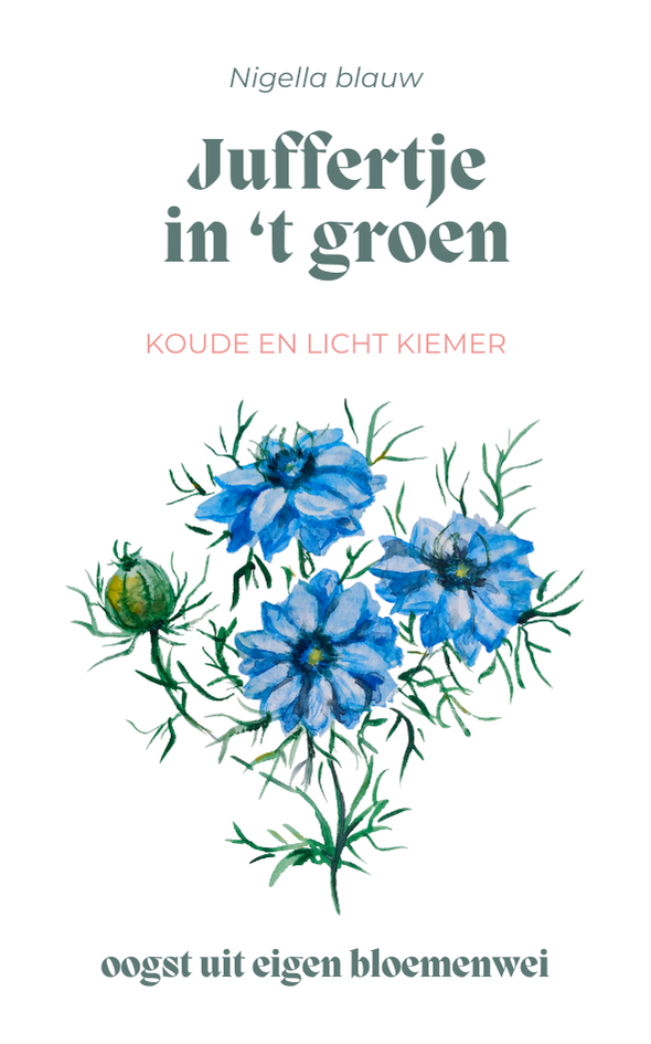 Juffertje int groen - blauw