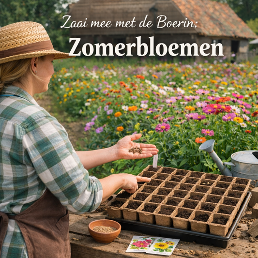 Bar Bouquet - Zaai mee met de Boerin: zomerbloemen 18/04/2026